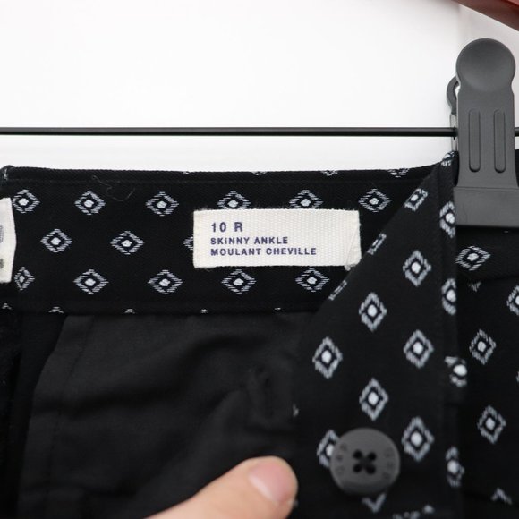 Gap | skinny ankle pants with white diamond prints - Picture 5 of 7